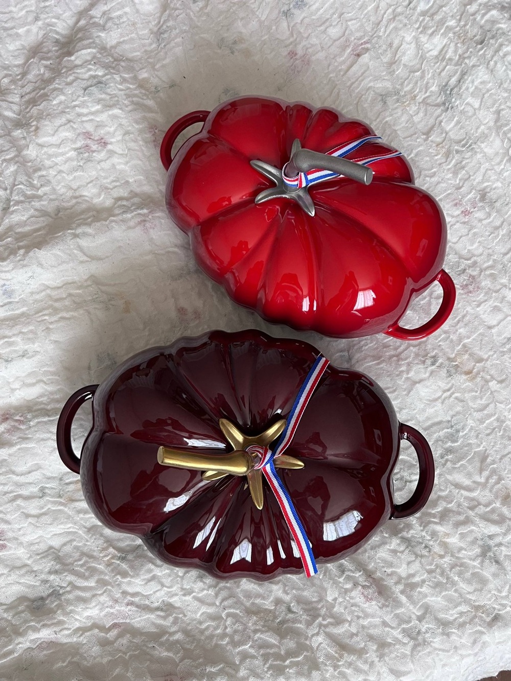 Red OR Burgundy Ceramic Tomato Casserole Dish - Home Kitchen